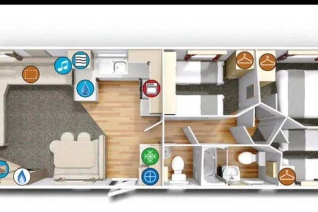 8 Sleep Chalet At Newquay Away Resorts Nb160 Luaran gambar